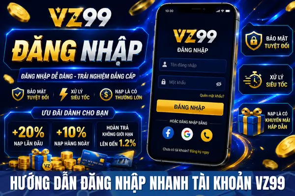Trang chủ VZ99 Hướng Dẫn Đăng Nhập Nhanh Tài Khoản VZ99