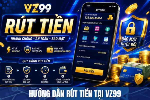 Trang chủ VZ99 Hướng Dẫn Rút Tiền Tại VZ99